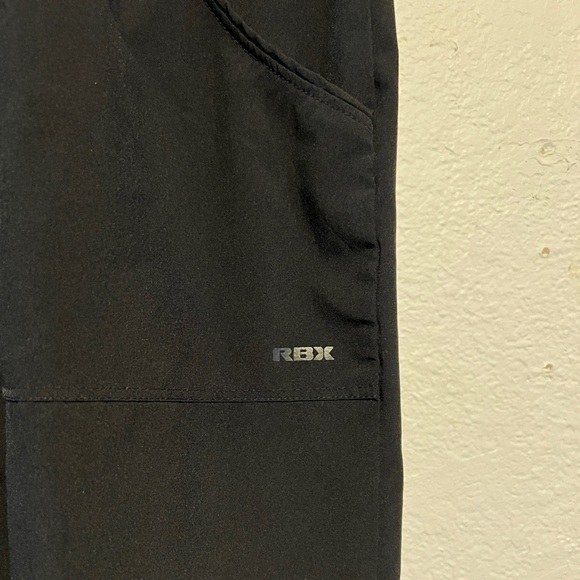 RBX Women’s Plus 2X Black Active Shorts Pull On Waist with Drawstring - Picture 4 of 9